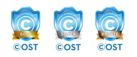 22일 한국소프트웨어저작권협회는 정품SW 사용 인증 제도 '코스트'를 시행한다고 밝혔다. 사진은 코스트 인증 로고. 사진=한국SW저작권협회 제공